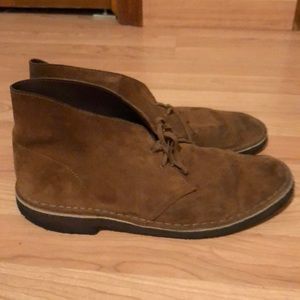 Clarks Brown Suede Desert Boots Men’s Size 10